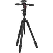 Manfrotto MKBFRTA4GTFB-3W - zestaw, statyw 4-sekcyjny z serii Befree GT-PRO 3 z głowicą 3-kierunkową, 48-168cm, udźwig 6